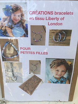 Des bracelets en tissu liberty of London