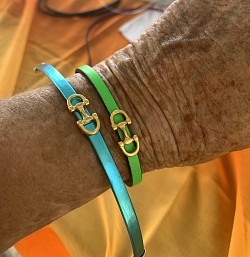 Bracelets 5mm cuir différentes couleurs de cuir